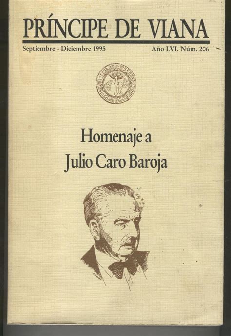 obras de julio caro baroja biography