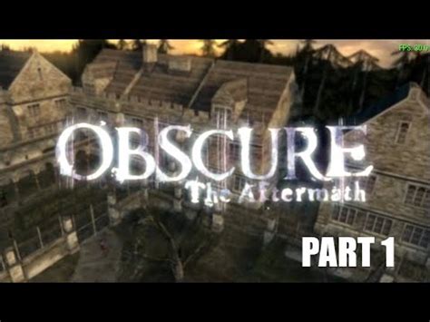 Obscure The Aftermath Walkthrough