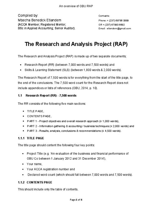obu rap sample topic 9