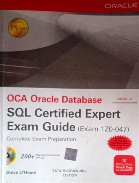 Oca Oracle Database Sql Expert Exam Guide 1z0 047