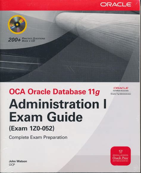 Download Oca Oracle Database 11G Administration I Exam Guide 