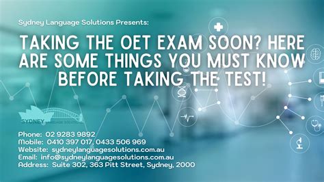 Read Online Occupational English Test Oet Sydney Language Solutions 