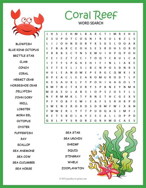 Ocean Animals Word Search Puzzle Free Printable Animal Wordsearch For Kids - Animal Wordsearch For Kids