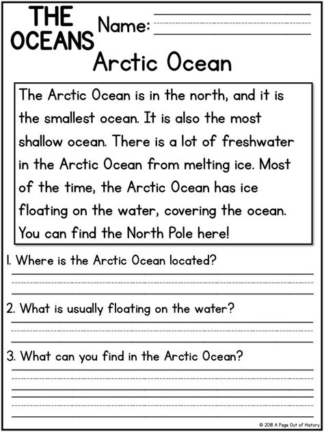 Ocean Currents Reading Comprehension Passage Printable Worksheet Tes Ocean Currents And Climate Worksheet - Ocean Currents And Climate Worksheet