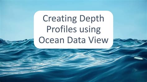 Ocean Data View