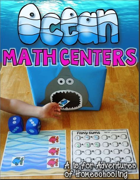 Ocean Literacy Amp Math Centers Modern Preschool Ocean Math - Ocean Math