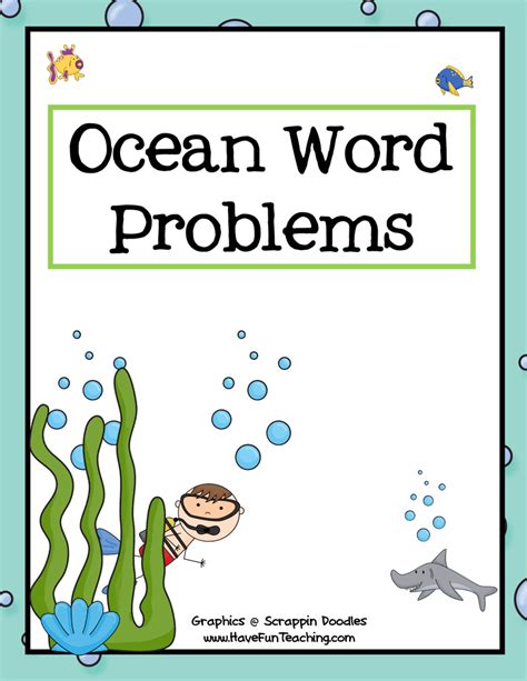 Ocean Math Word Problems Worksheet Lesson Plan Ocean Math Worksheet - Ocean Math Worksheet