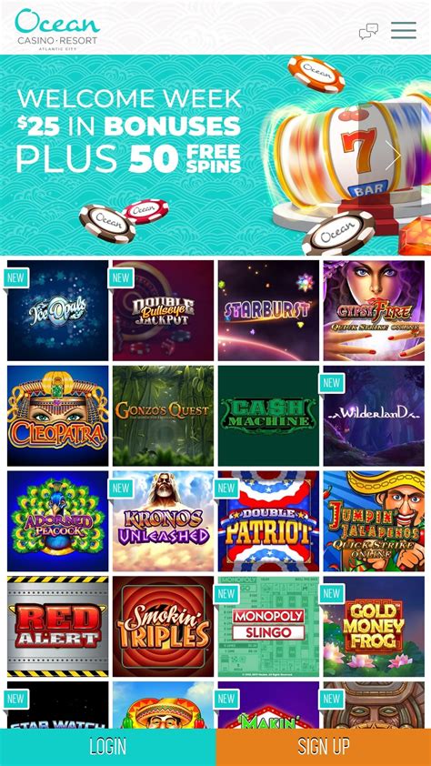 ocean online casino mobile