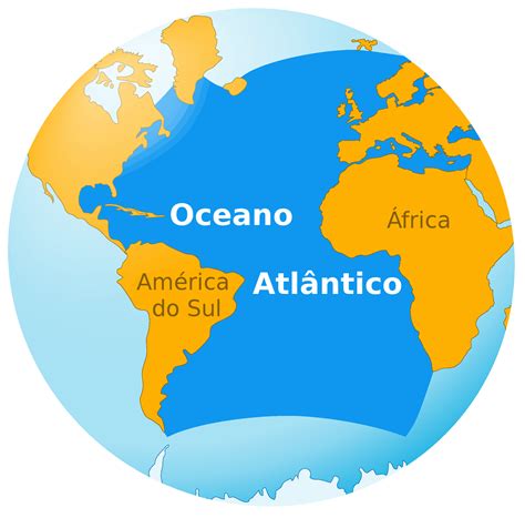 Oceano Atlantico Mapa