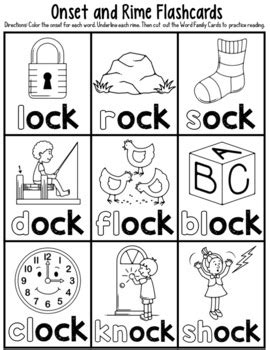 Ock Word Family Worksheets By Red Headed Teacher Ock Word Family Worksheet - Ock Word Family Worksheet