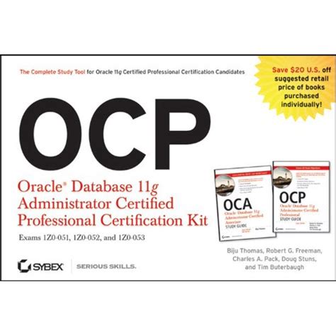 Ocp Oracle Database 11g Administrator Certified Professional