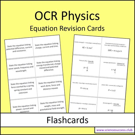 Ocr Physics Mechanics