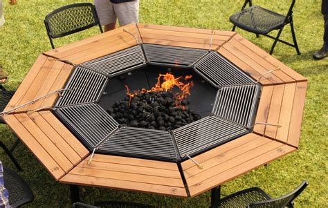Octagon Grill Table