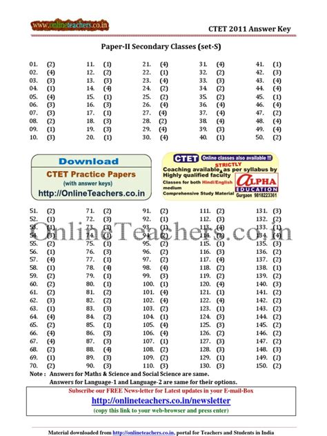 october 2011 answer key for sat
