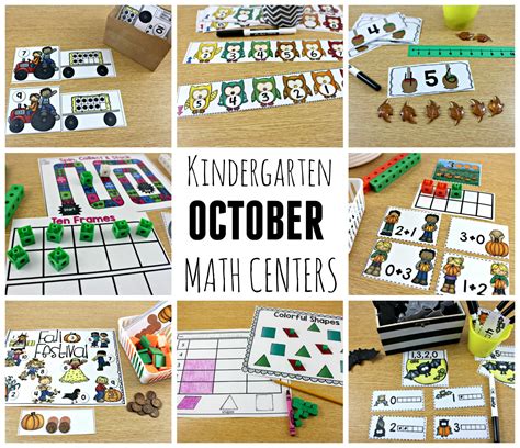 October Math Centers For 1st Grade The Teacher Halloween Math For First Grade - Halloween Math For First Grade