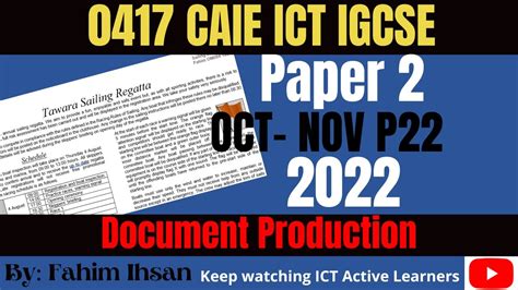 Full Download October November 2013 Applied Ict Paper 4 