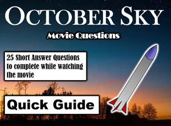 Read October Sky Guided Questions 