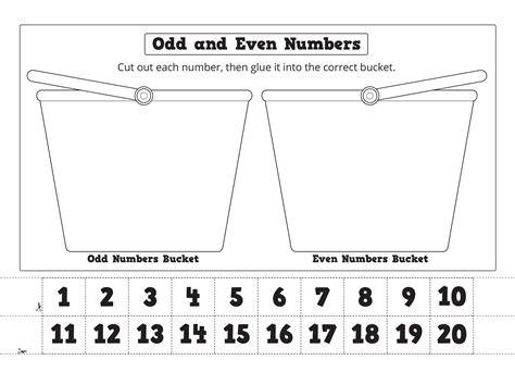 Odd And Even Numbers Worksheets For Preschool And Odd Or Even Worksheet - Odd Or Even Worksheet