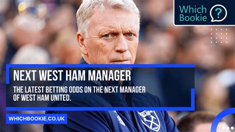 odds for next west ham manager