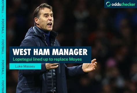 odds for next west ham manager