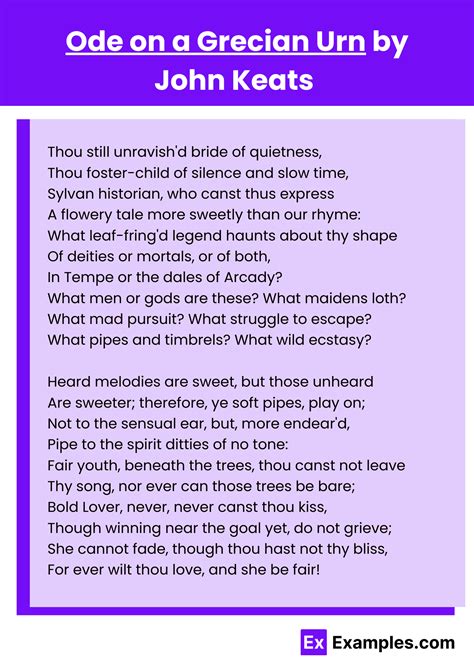 Ode On A Grecian