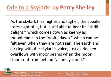 Ode To A Skylark