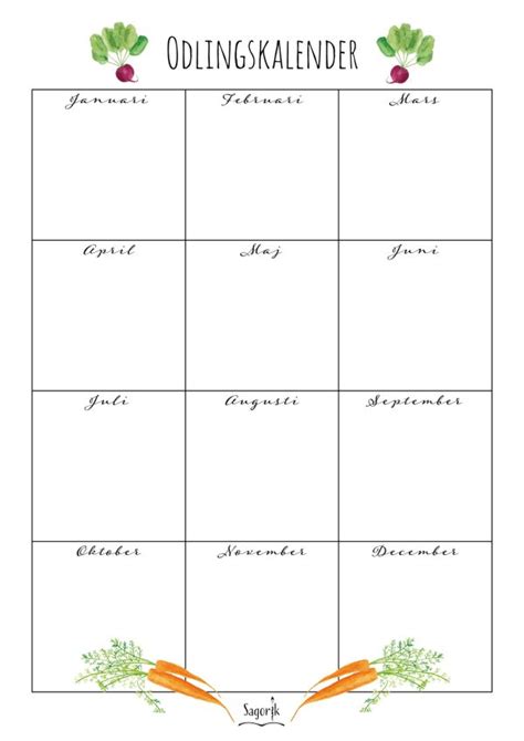 odlingskalender