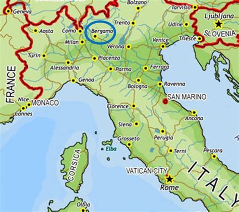 Odontoiatria Biologics Bergamo Italy Map