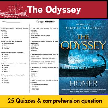 odyssey study guide questions quizlet