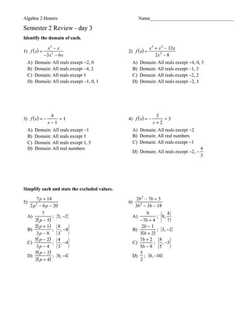 odysseyware algebra 2 semester 2 answers