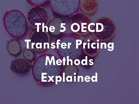 Download Oecd Transfer Pricing Methods 