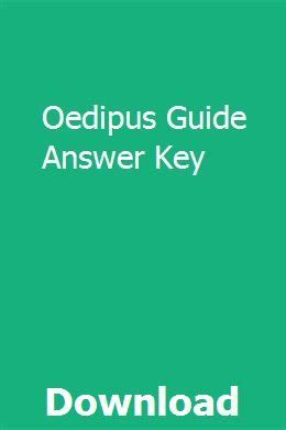 Full Download Oedipus Guide Answer Key 