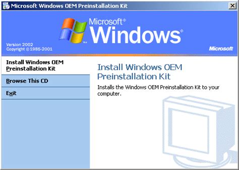Oem Preinstallation Kit
