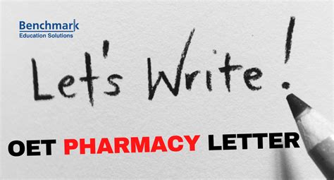 Oet Writing Pharmacy