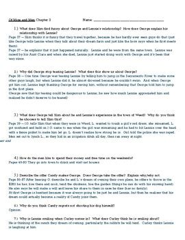Read Online Of Mice And Men Discussion Questions Chapter 3 