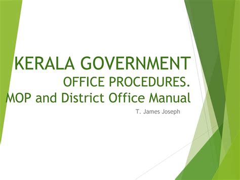 Download Of Office Procedure Kerala In Malayalam 