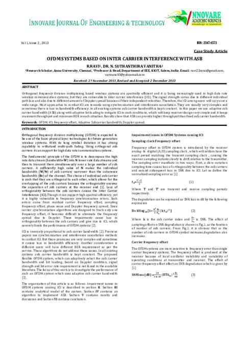 Download Ofdm Systems Based On Inter Carrier Interference With Asb 