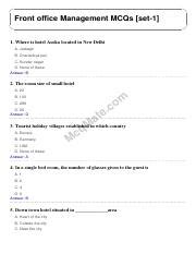 Office Management Mcqs