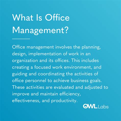 Office Management Meaning