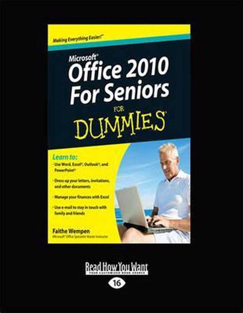 Full Download Office 2010 For Seniors For Dummies 