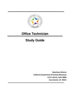 Read Office Technician Study Guide 