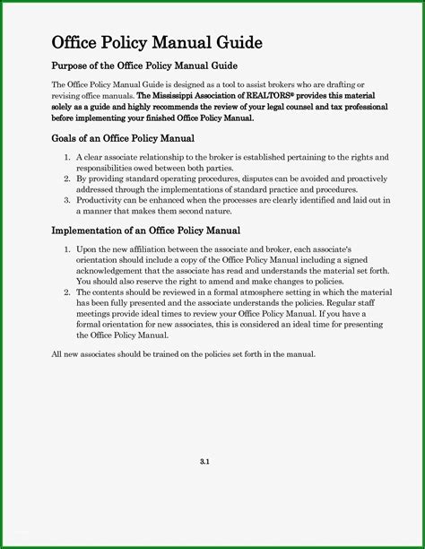 Full Download Officeready Policy Manual For Non Profits 