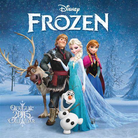 official disney frozen 2015 square calendars 2015