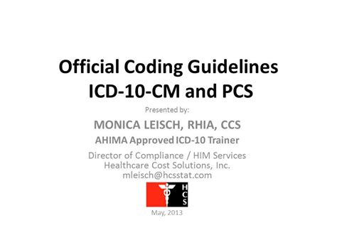 Full Download Official Coding Guidelines From Ahima 