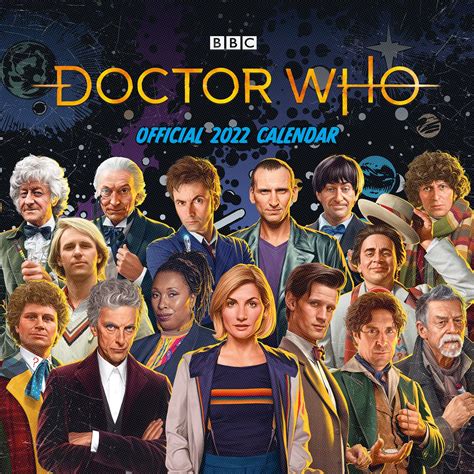 Download Official Doctor Who Classic Edition 2016 Square Wall Calendar Bbc Dr Who 