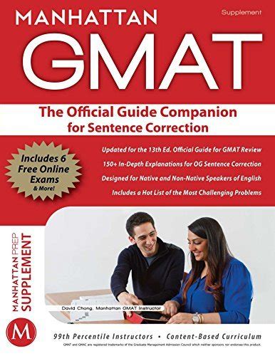 Read Online Official Guide Companion For Sentence Correction Manhattan Gmat 