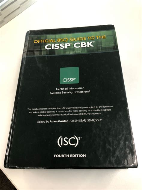 Read Official Isc 2 Guide To The Cissp Cbk Fourth Edition 