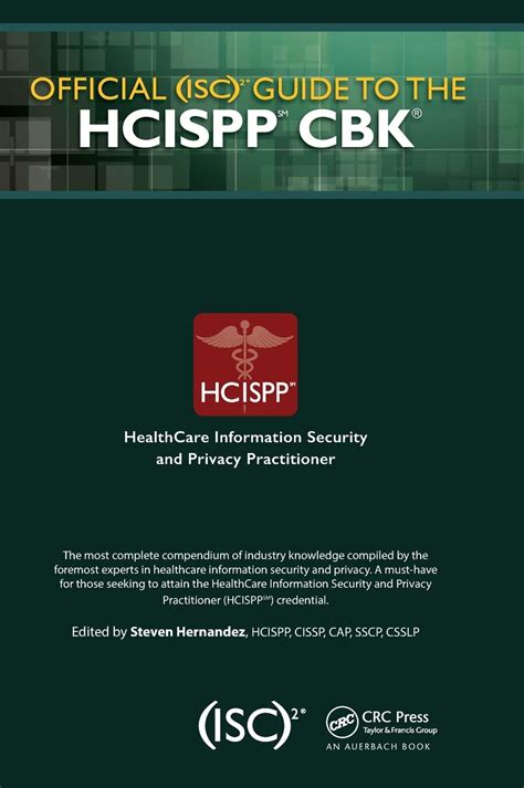 Full Download Official Isc 2 Guide To The Hcispp Cbk Isc 2 Press 
