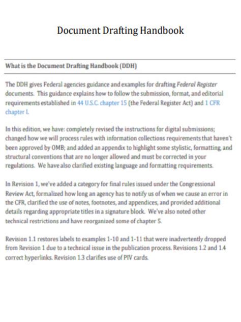 Read Online Ofr Document Drafting Handbook 