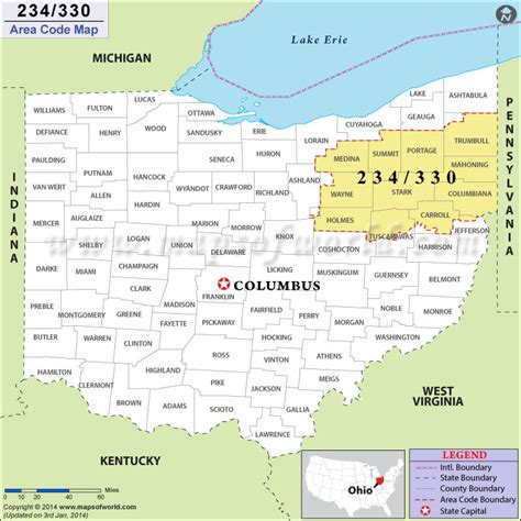 ohio 330 area code